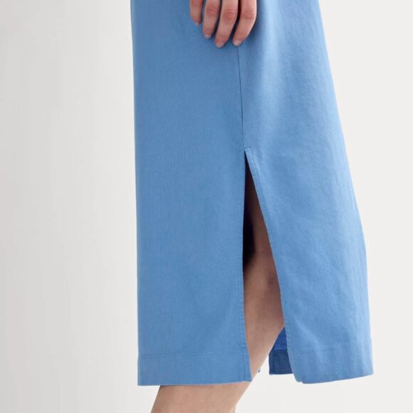 FINAL SALE: Everlane The Weekend Tank Dress in Blue Opal - Picture 3 of 9